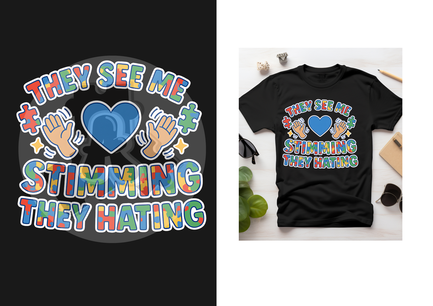 They see me stimming