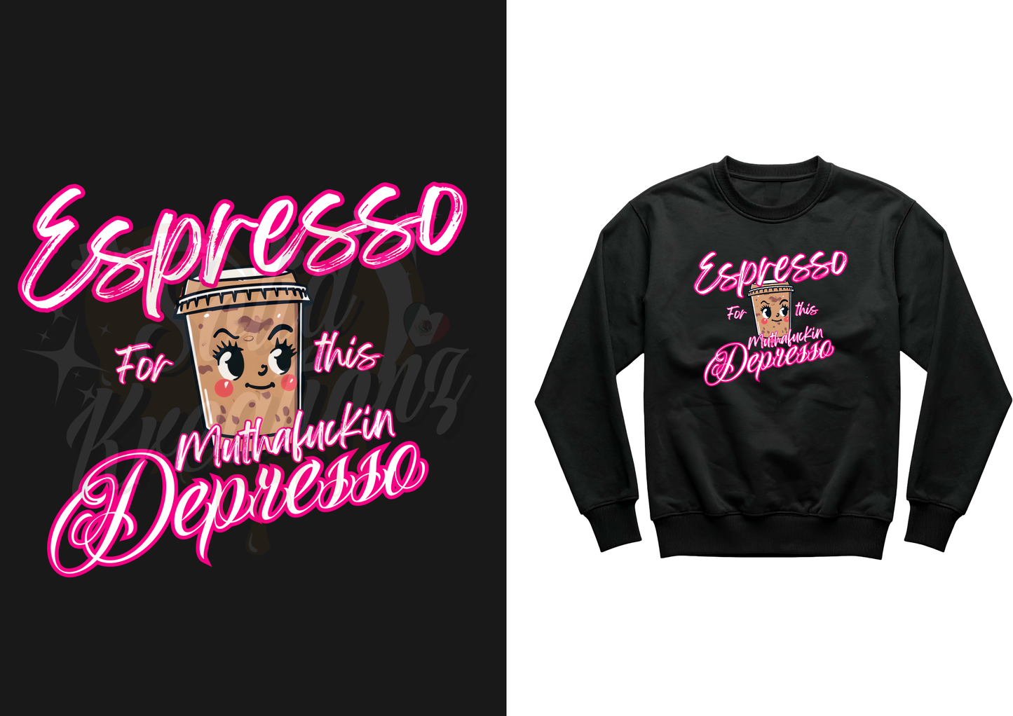 Espresso for the MF Depresso (crewneck)