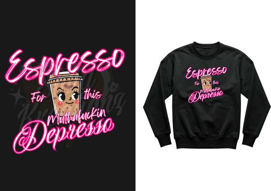 Espresso for the MF Depresso (crewneck)