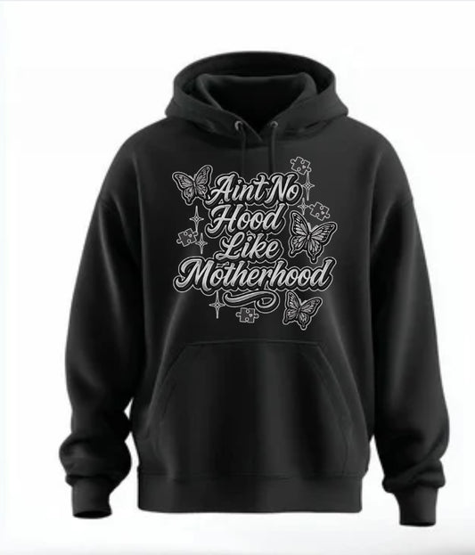 Ain’t no hood like motherhood WITH PUZZLE (hoodie)